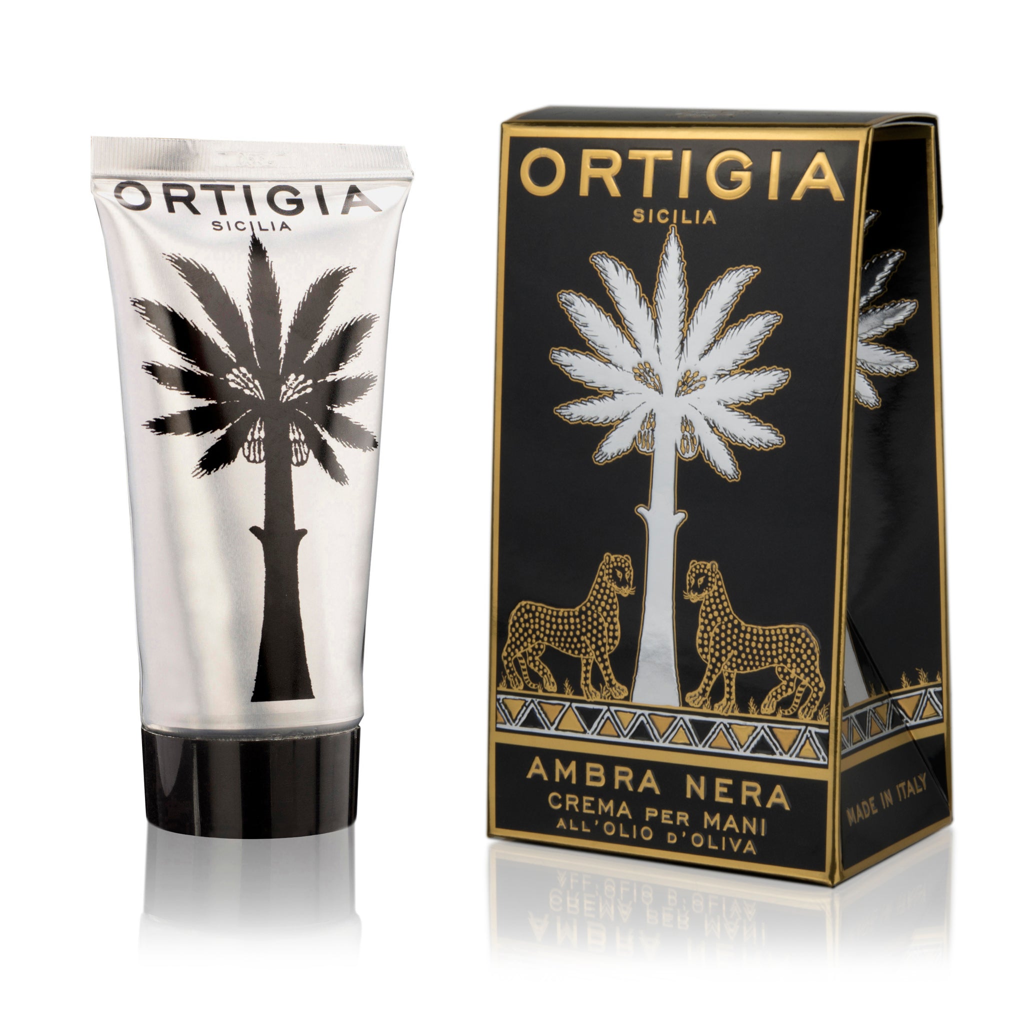 Ortigia Ambra Nera Hand Cream 80ml