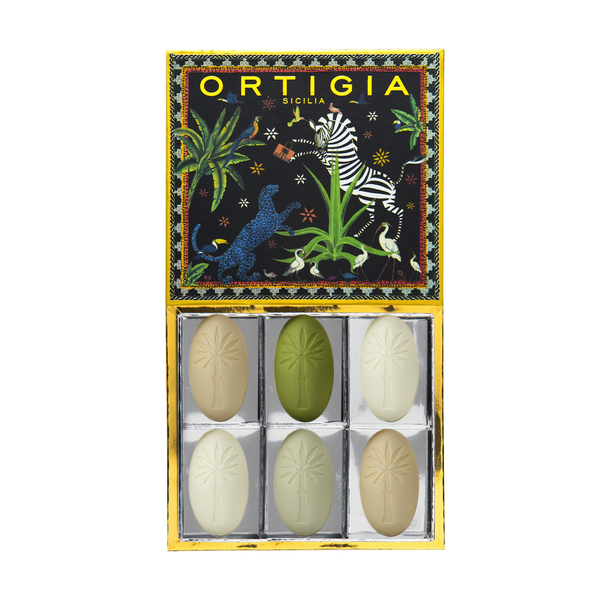 Ortigia Jungle Black Assorted Soaps
