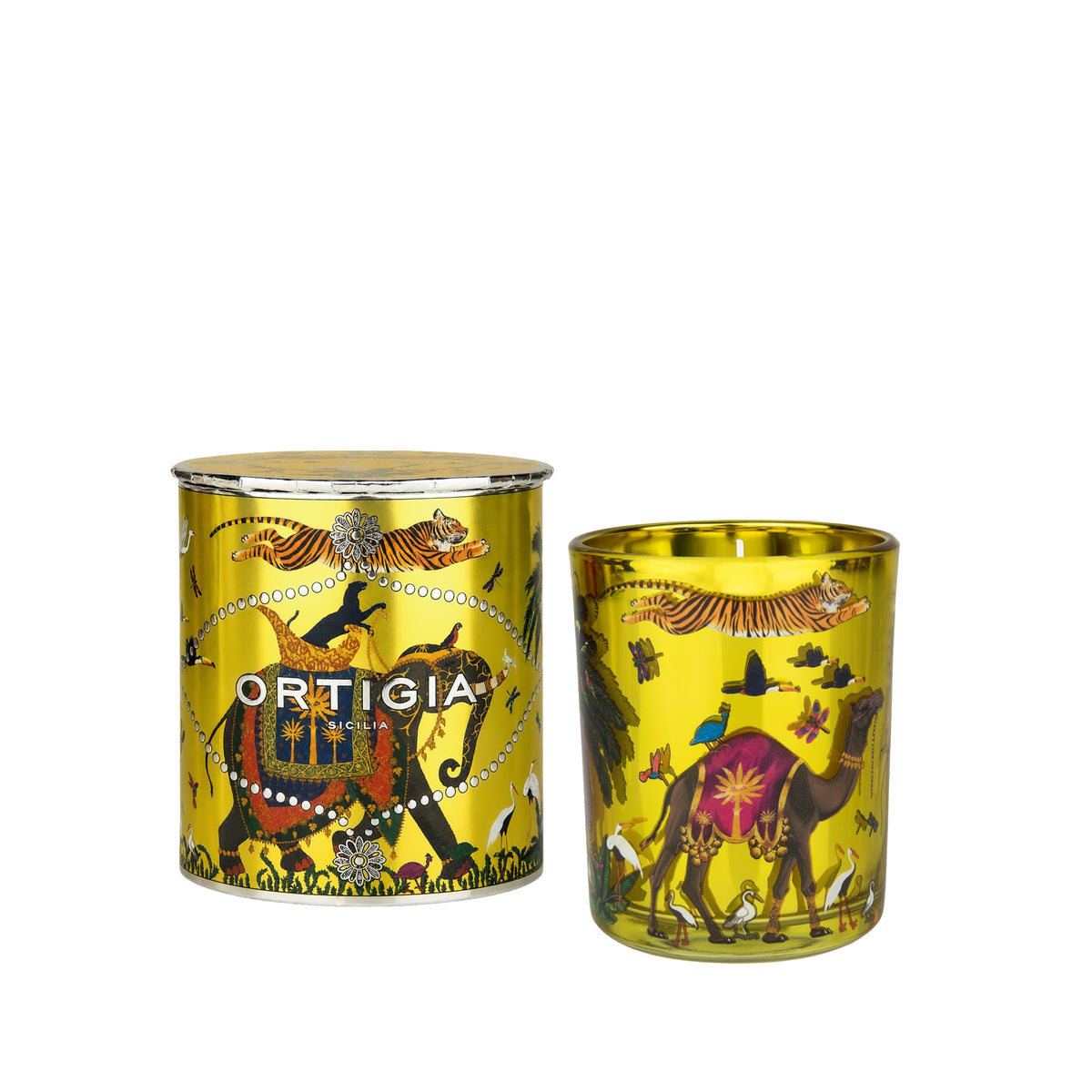 Ortigia Zagara Tiger Candle Decorated 150g