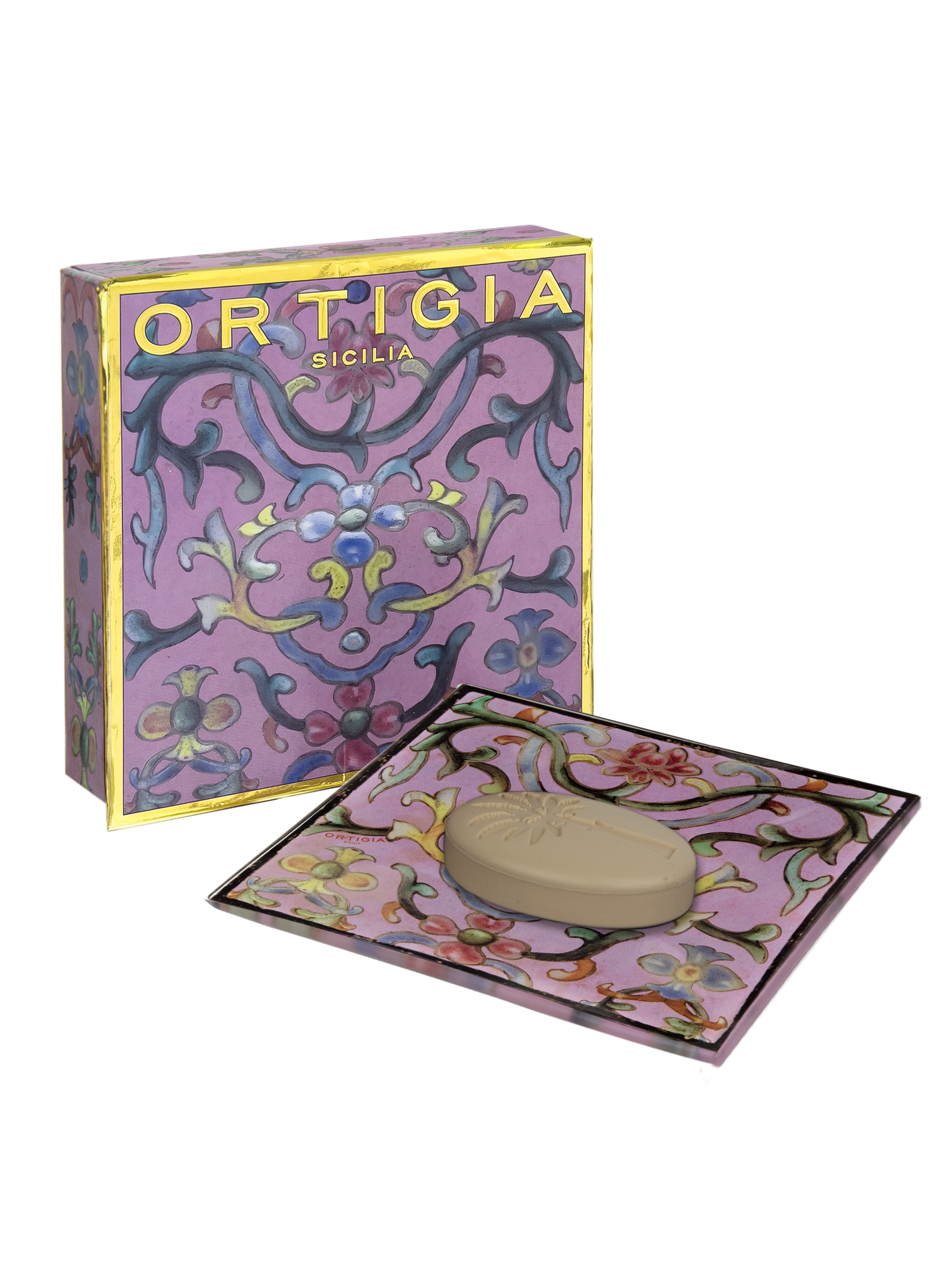 Ortigia Aragona Glass Plate & Soap