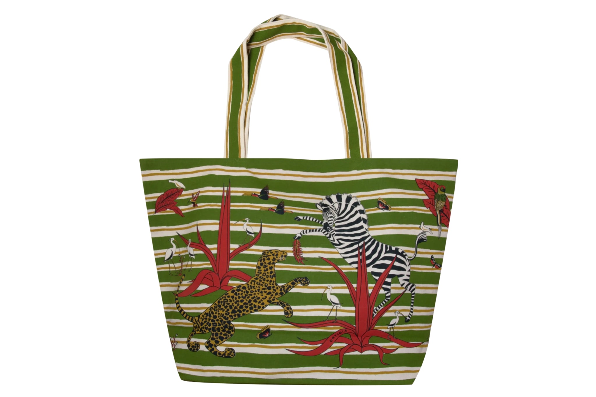 Ortigia Canvas Beach Bag & Pochette Gift Set