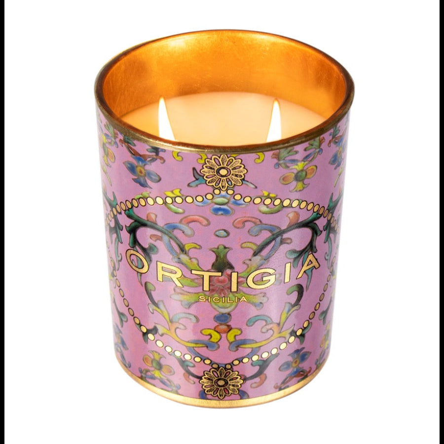 Ortigia Aragona Decorated Candle Medium