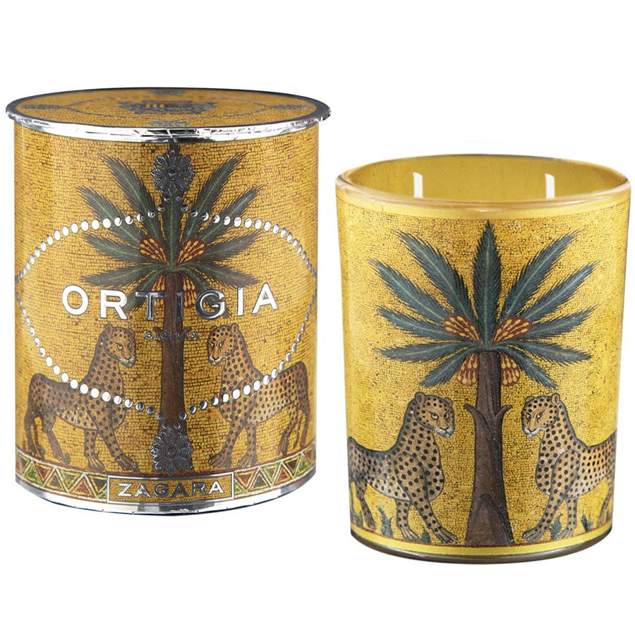 Ortigia Zagara Decorated Candle Medium