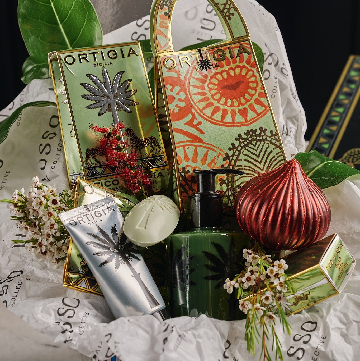 CHRISTMAS - Ortigia Pamper:  Home Gift Box