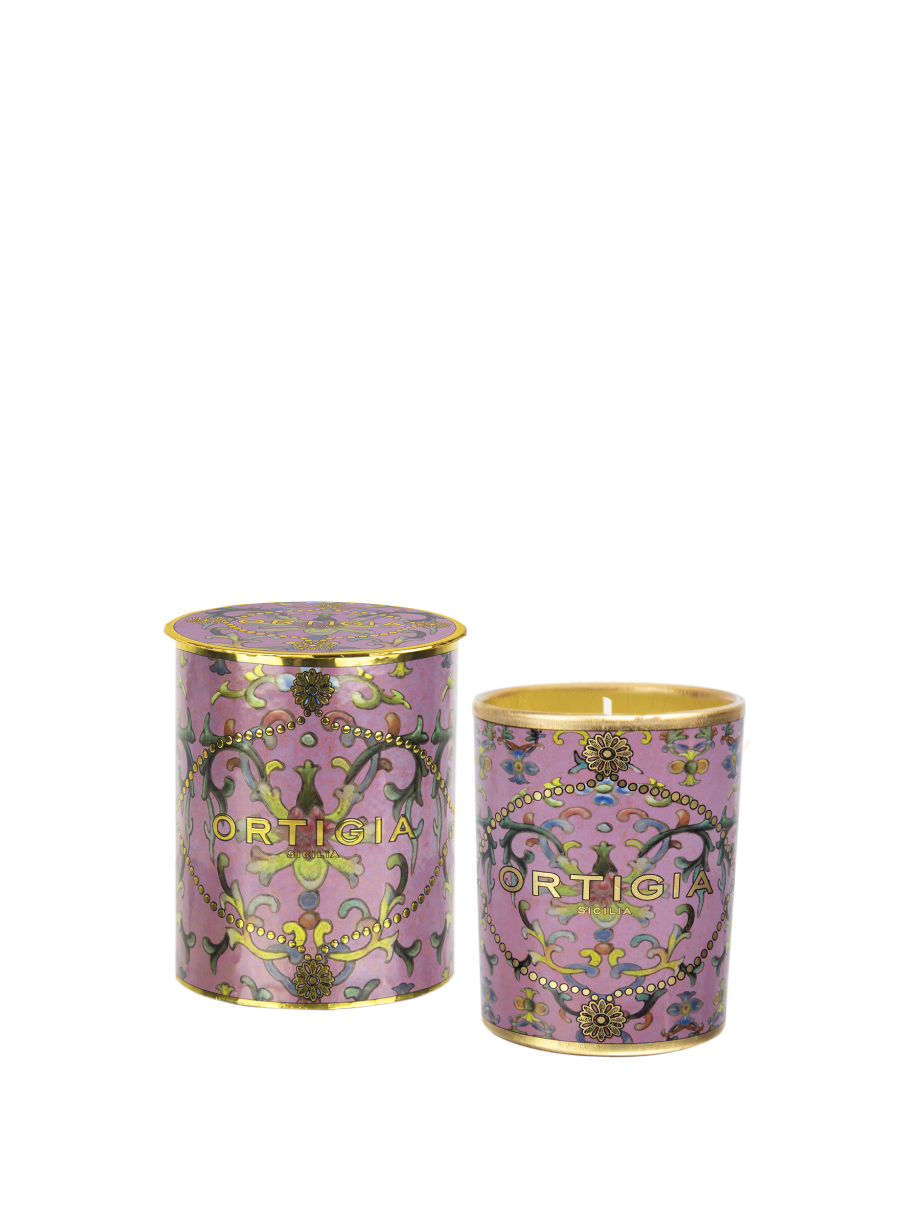 Ortigia Aragona Decorated Candle