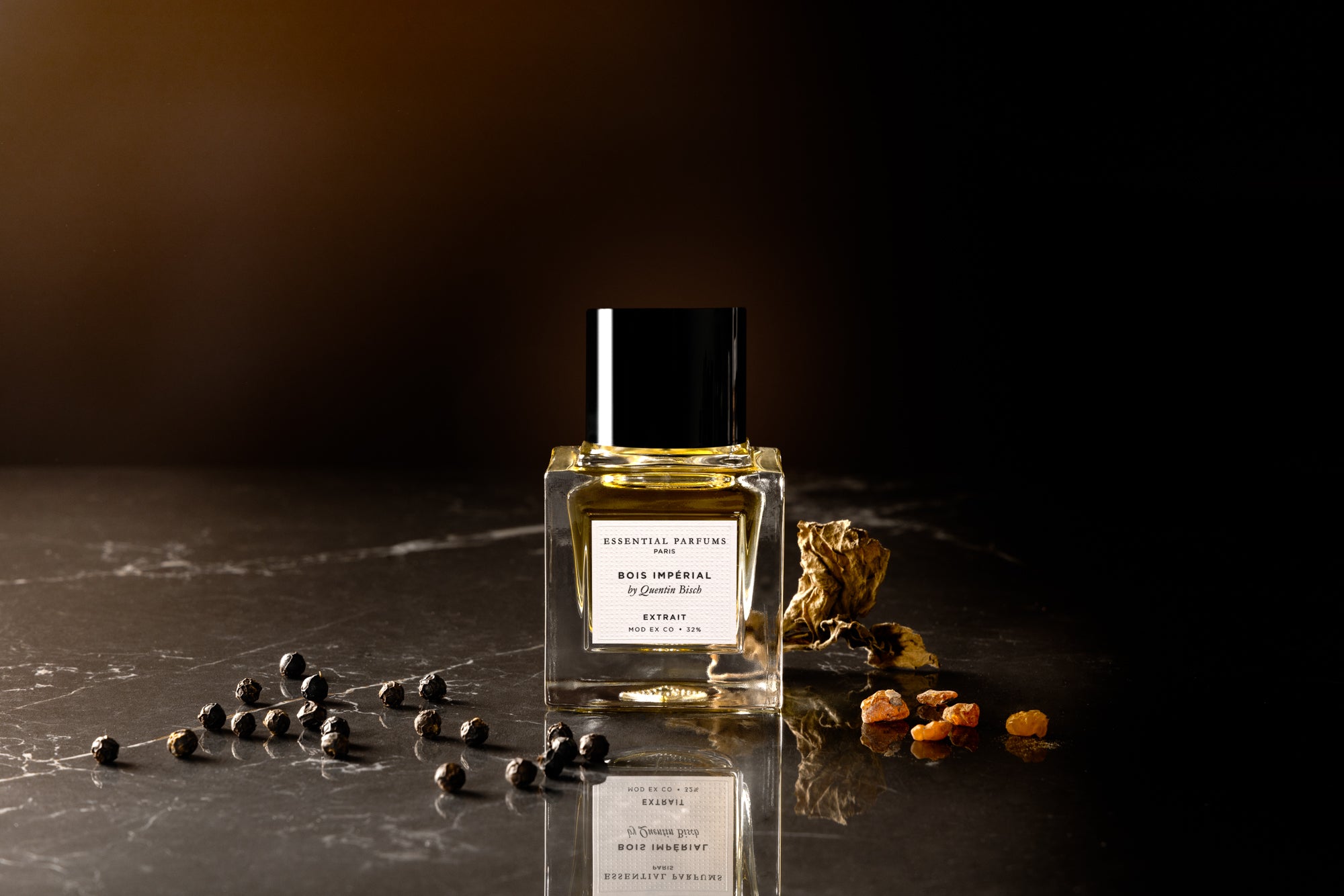 essential perfume in a bottle