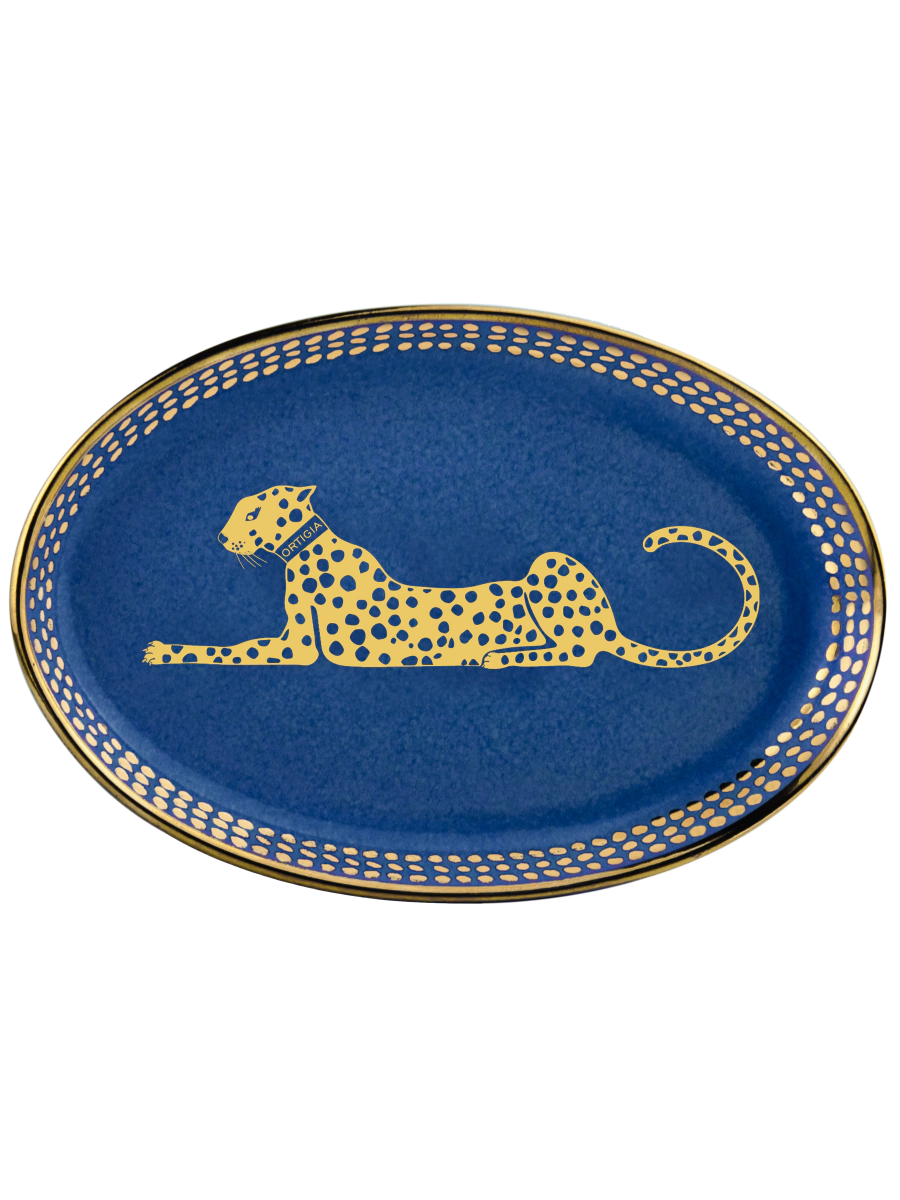 Ortigia Ceramic Spotty Oval Dish