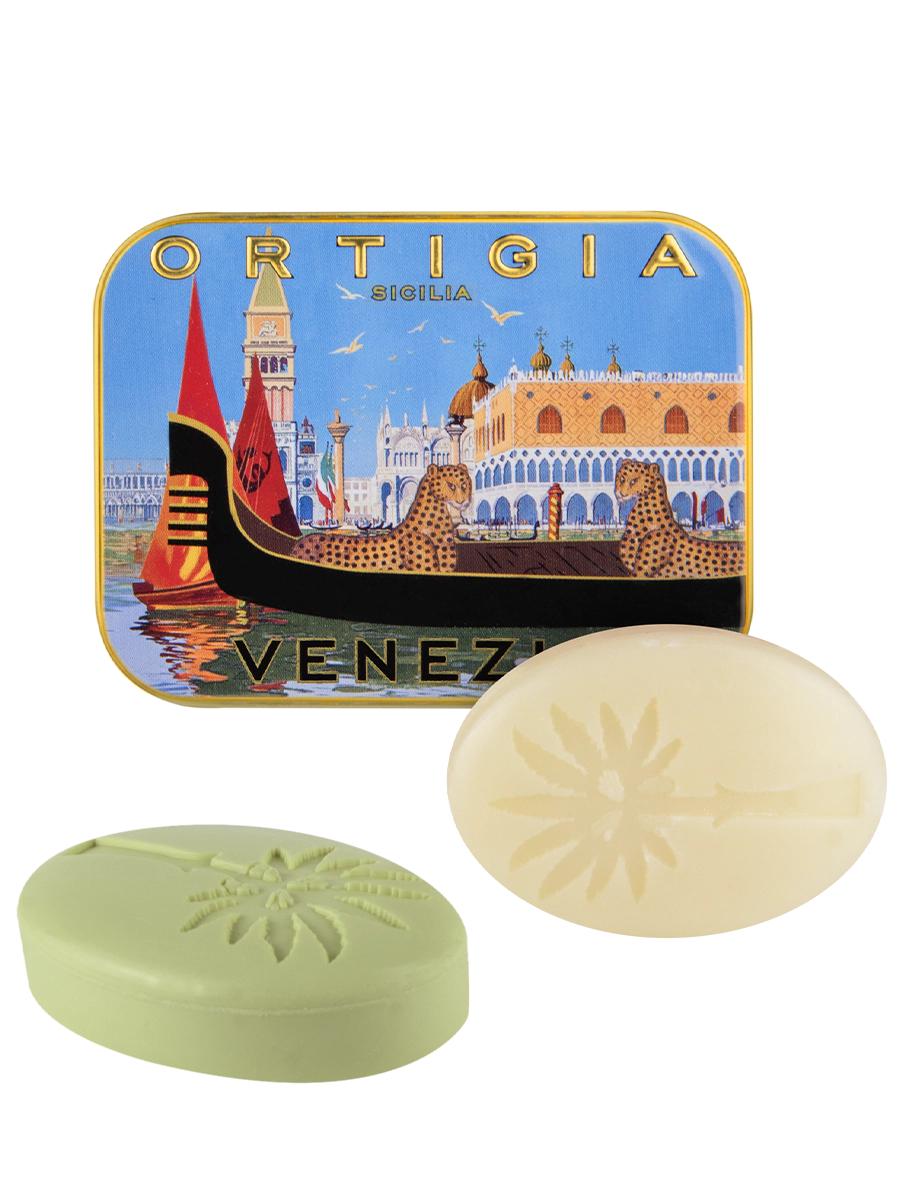 Ortigia City Tin Assorted Soaps