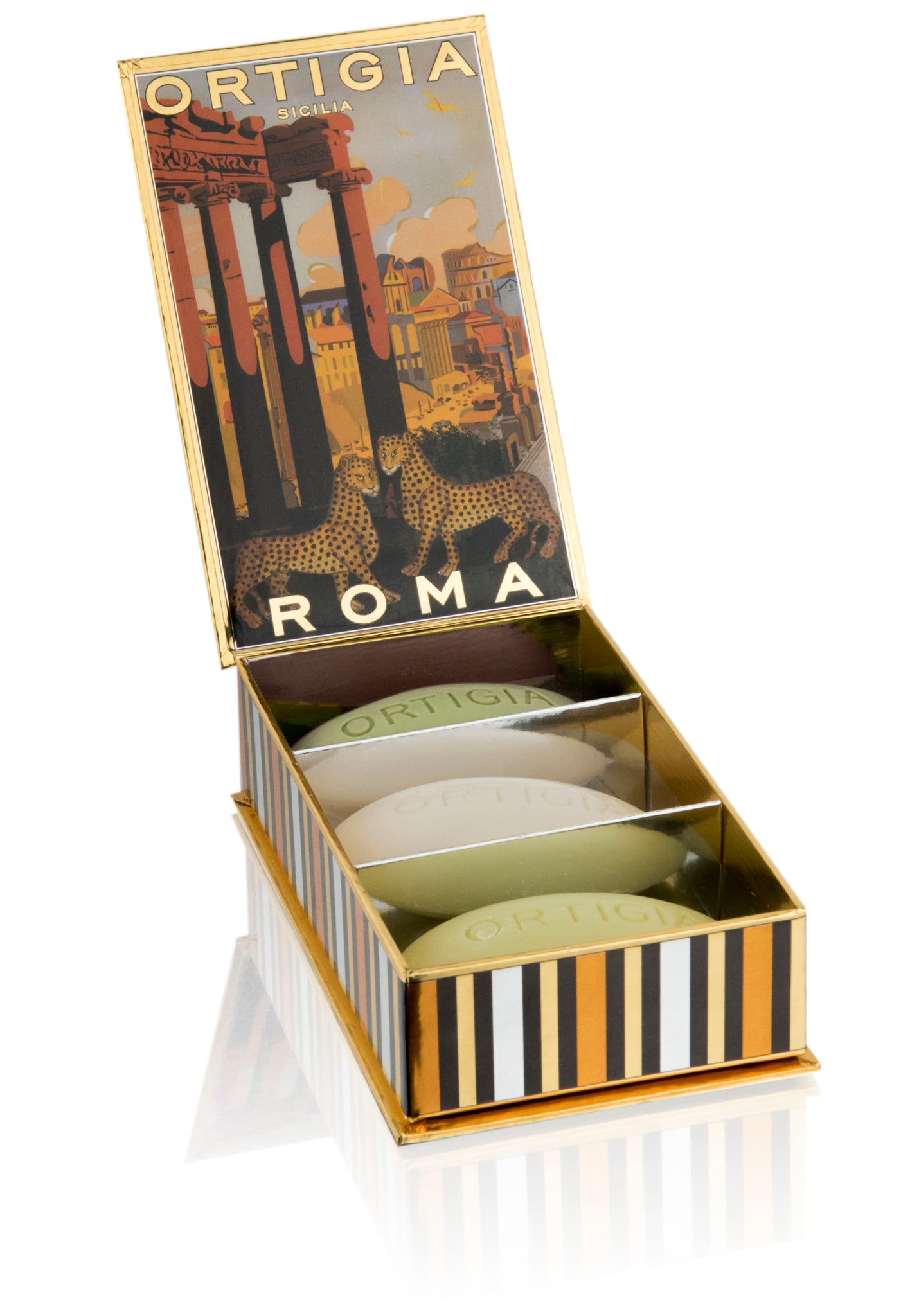 Ortigia City Box | Roma | 3 x 40g Soap Bars