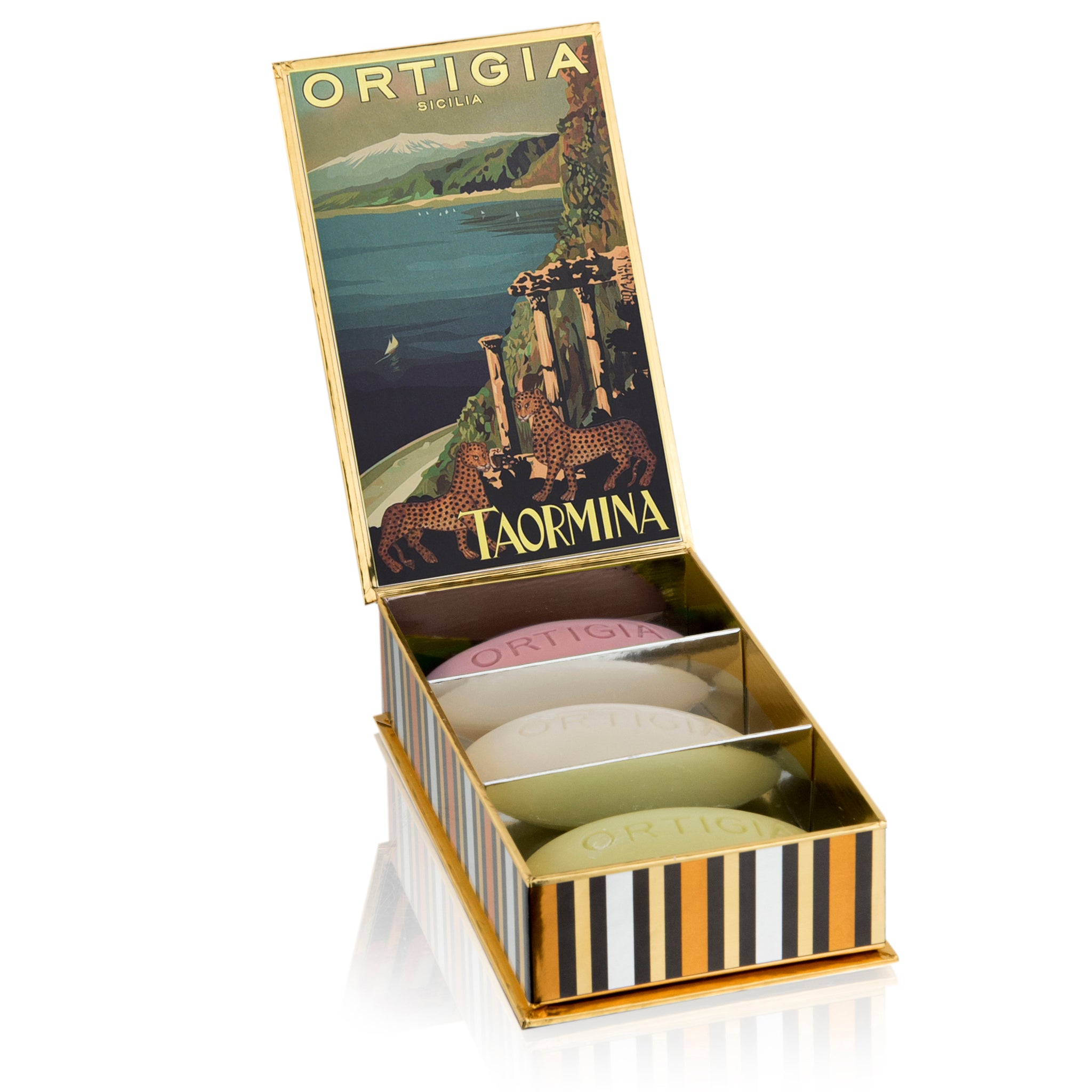 Ortigia City Box | Taormina | 3 x 40g Soap Bars