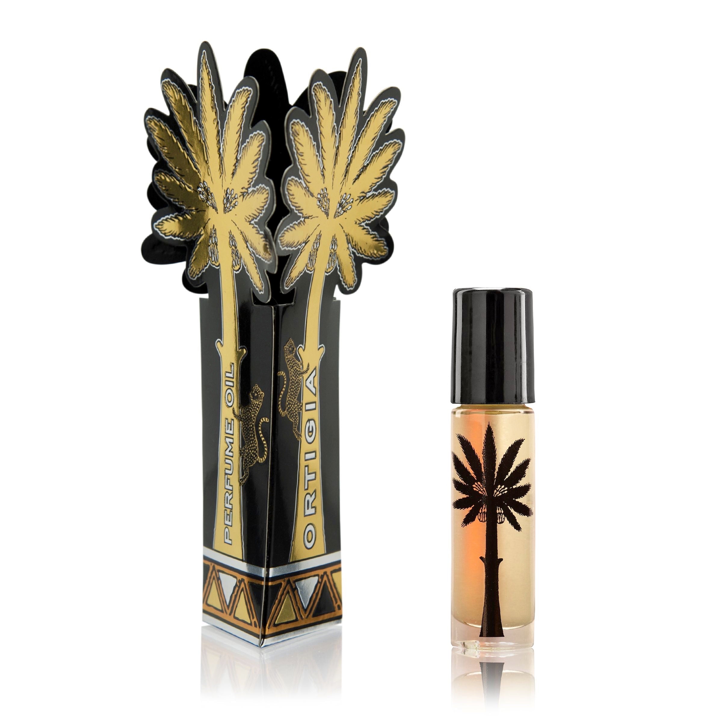 Ortigia Ambra Nera Roll-On Woody Perfume Oil 10ml