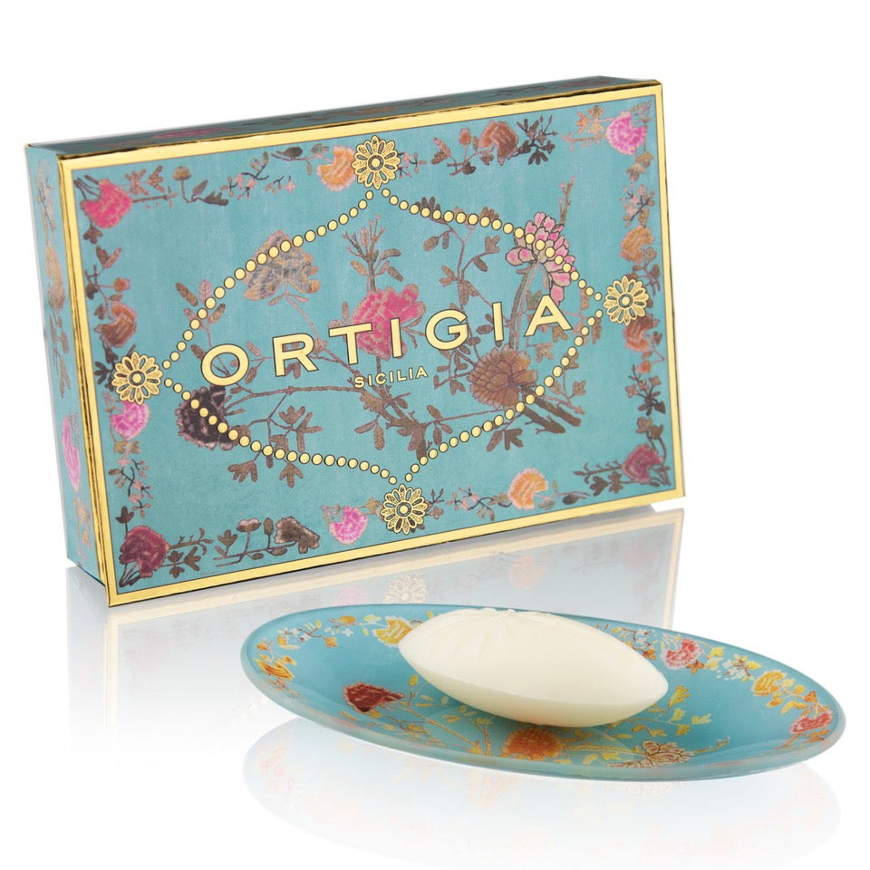 Ortigia Florio Glass Plate & Soap