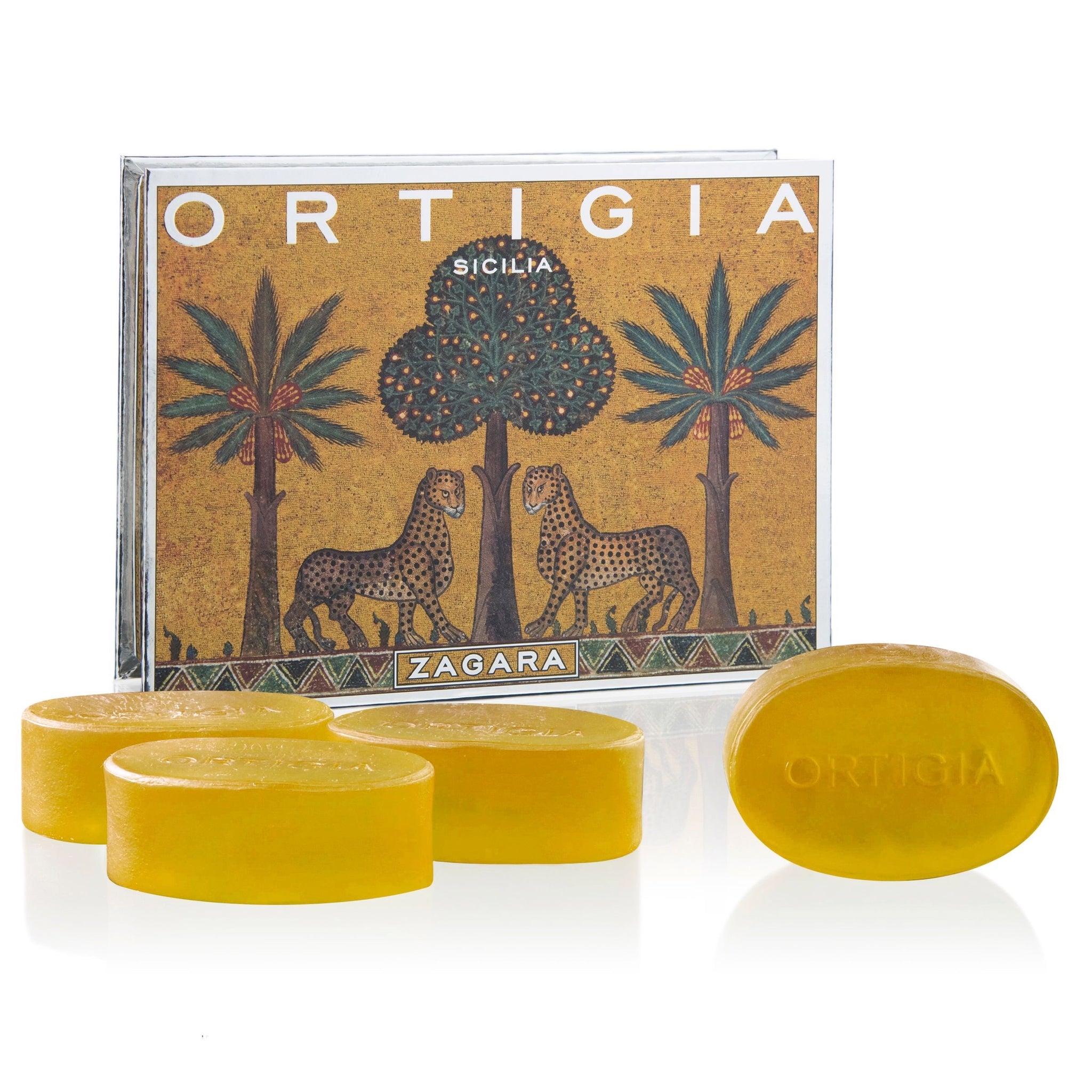 Ortigia Zagara Glycerine Soap | Small Boxed Set of 40g x 4